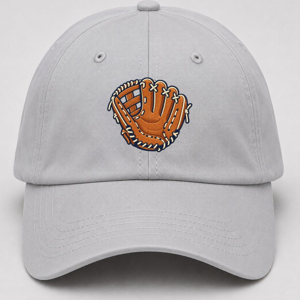 Baseball Glove Tiny Solo Marks Baseball Cap – Light Gray