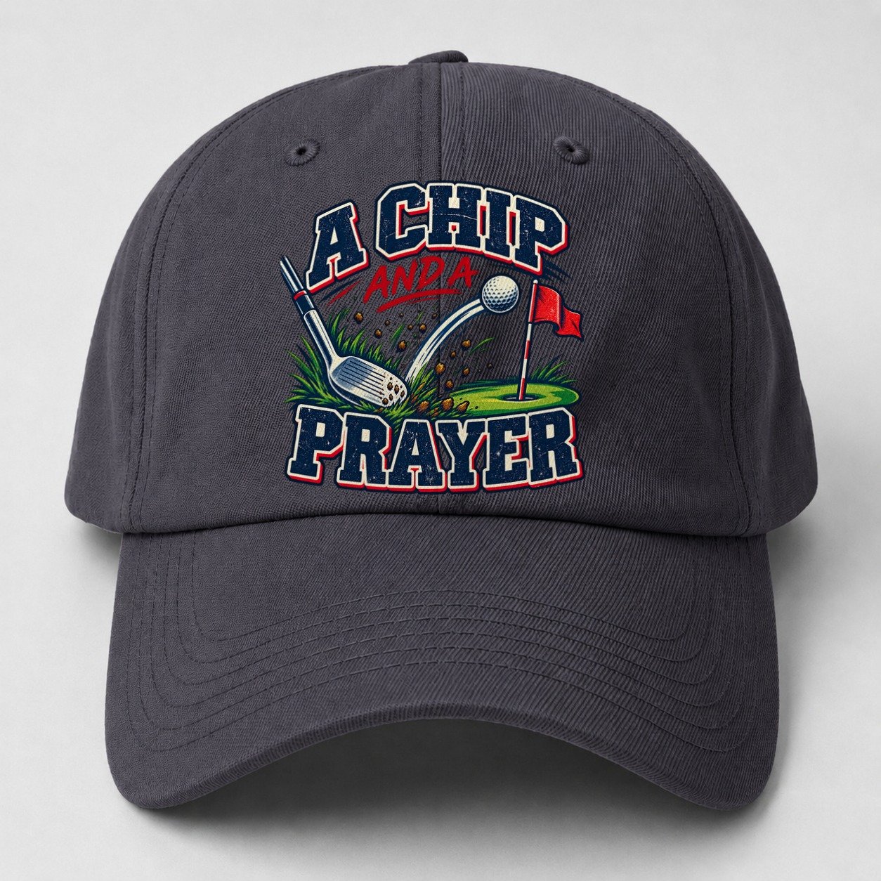 A Chip And A Prayer Golf Life Baseball Cap – Urban Haze