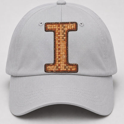 Woven Tweed I Monogram Baseball Cap – Light Gray