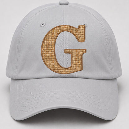 Woven Tweed G Monogram Baseball Cap – Light Gray