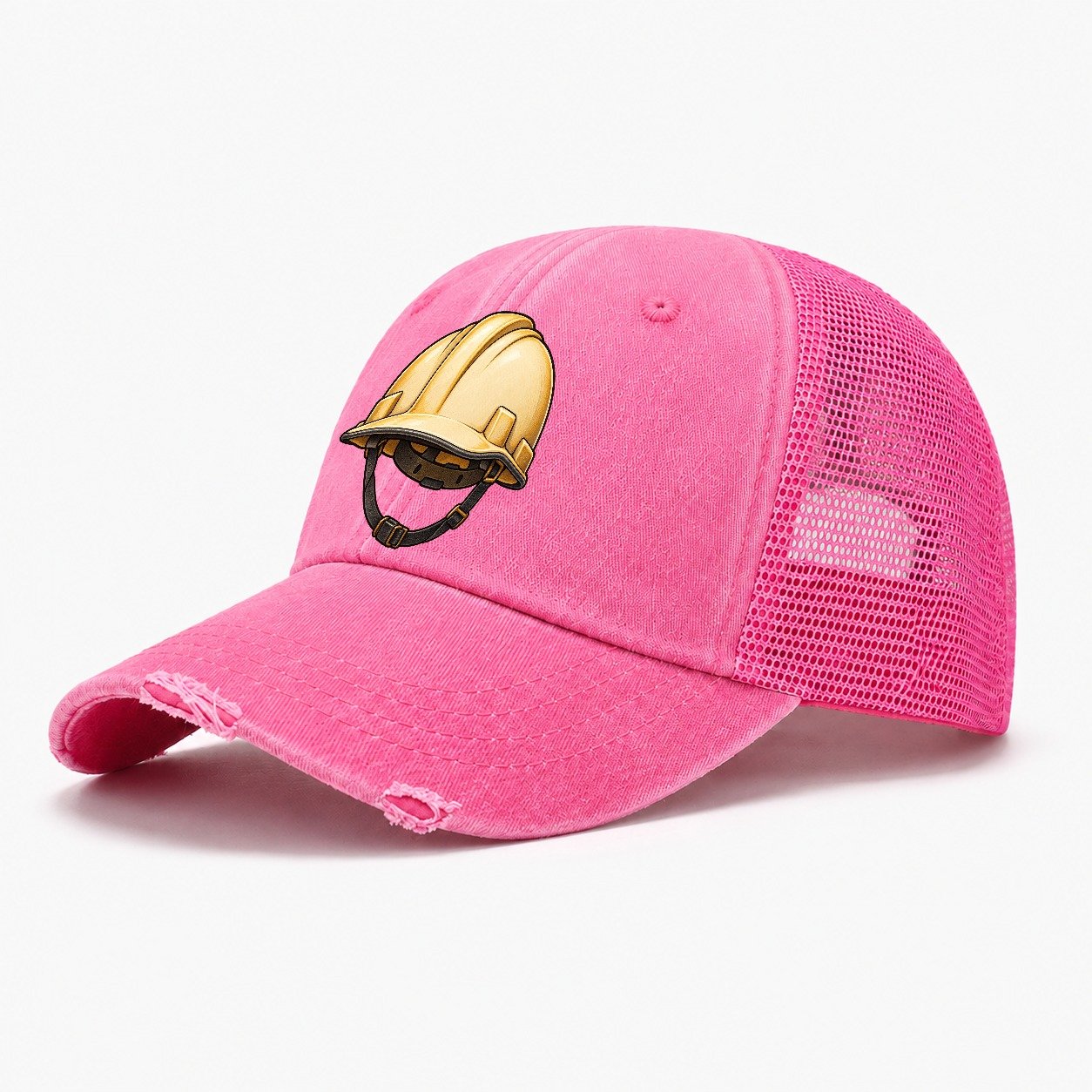 Hard Hat Heavy Duty Washed Trucker Hat – Rose