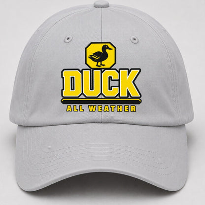 Duck All Weather Heavy Duty Baseball Cap – Light Gray