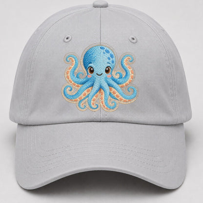 Starfish Little Twist Sea Sprite Baseball Cap – Light Gray