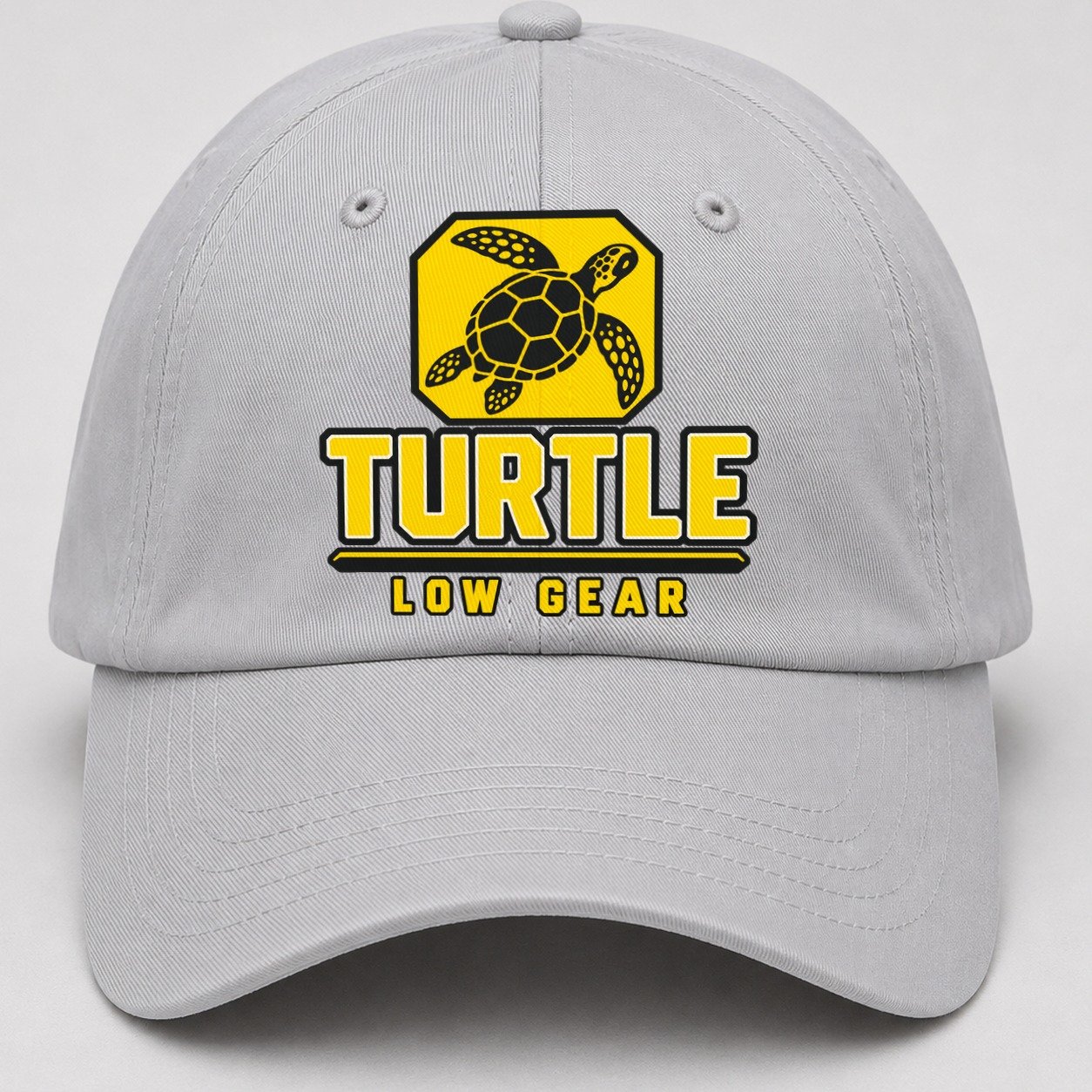 Turtle Low Gear Heavy Duty Baseball Cap – Light Gray