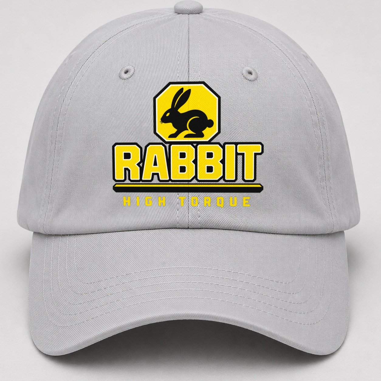 Rabbit High Torque Heavy Duty Baseball Cap – Light Gray