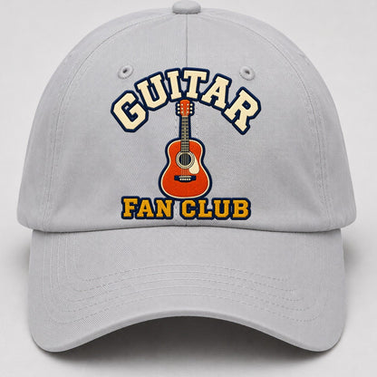 Guitar Fan Club Baseball Cap – Light Gray