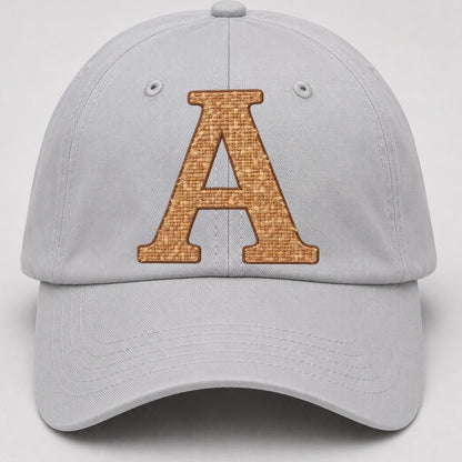 Woven Tweed A Monogram Baseball Cap – Light Gray