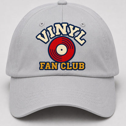 Vinyl Fan Club Baseball Cap – Light Gray