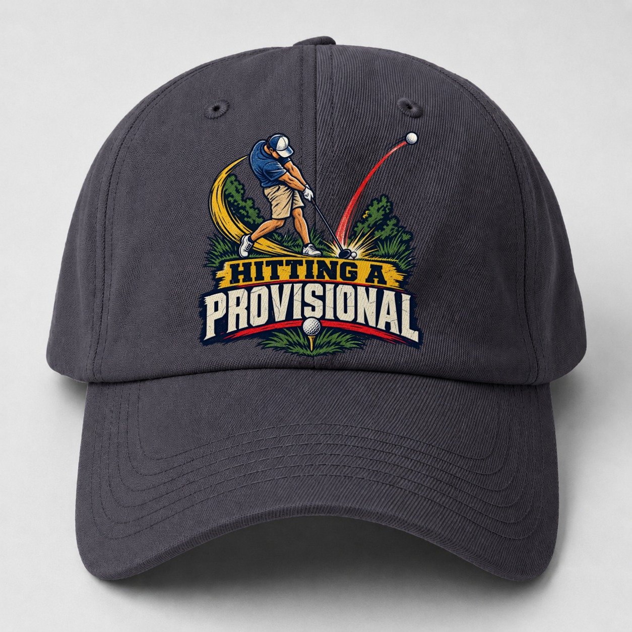 Hitting A Provisional Golf Life Baseball Cap – Urban Haze