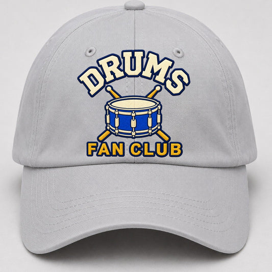 Drums Fan Club Baseball Cap – Light Gray