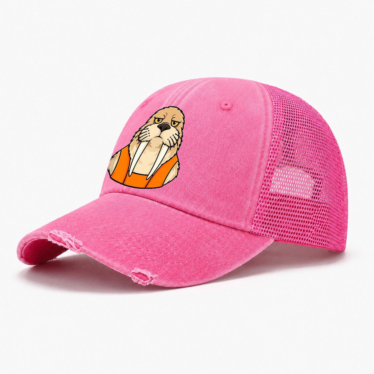 Walrus Yard Foreman Heavy Duty Washed Trucker Hat – Rose