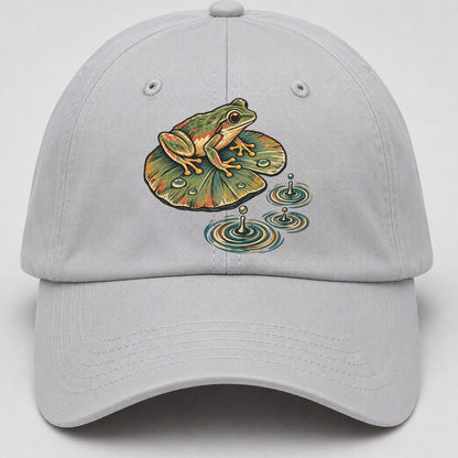 Frog Rain Ring Gentle Wild Baseball Cap – Light Gray
