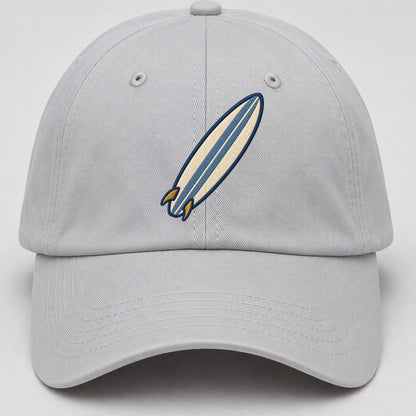 Surfboard Tiny Solo Marks Baseball Cap – Light Gray