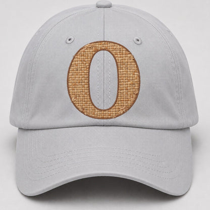 Woven Tweed O Monogram Baseball Cap – Light Gray