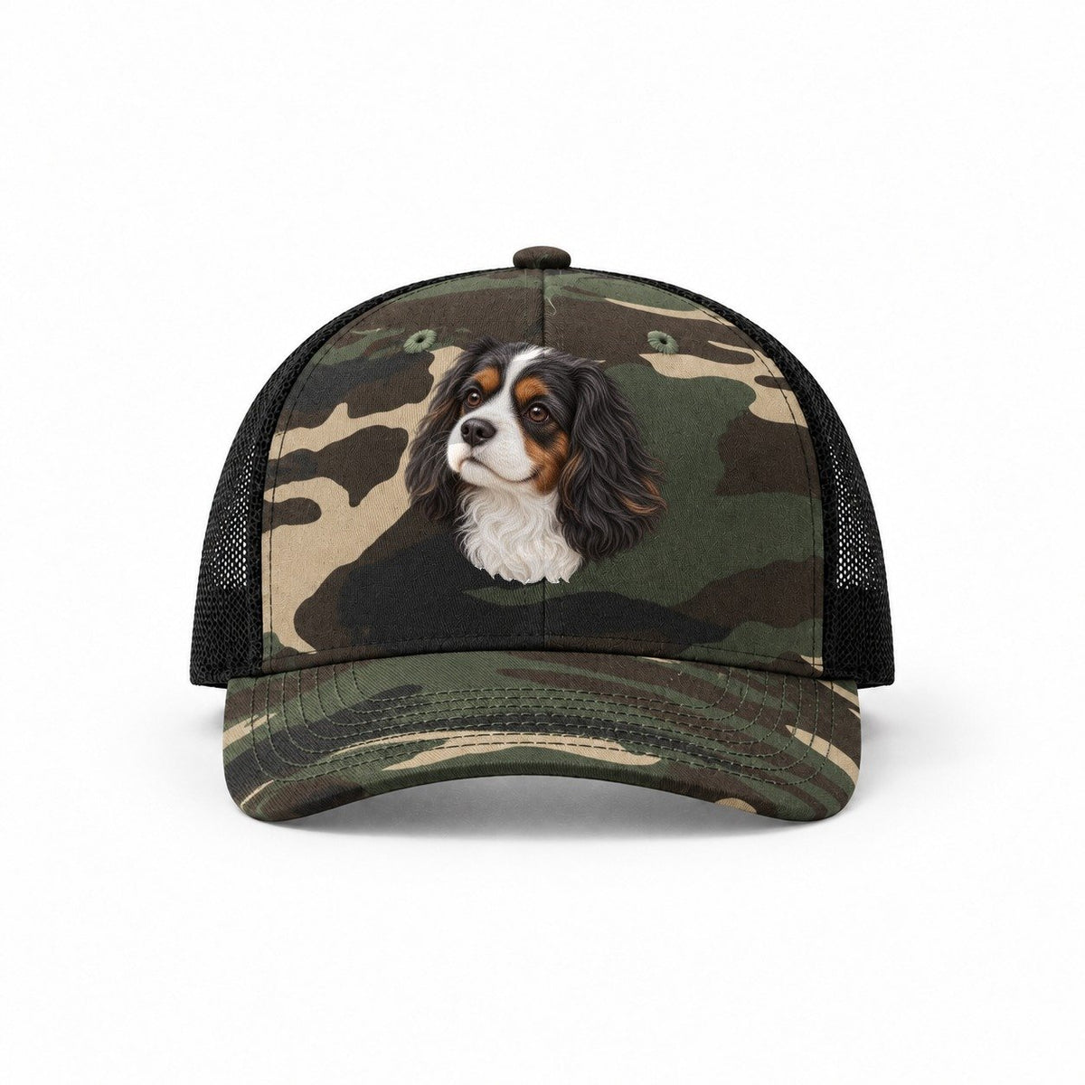 Woodland Camo-Black — front view