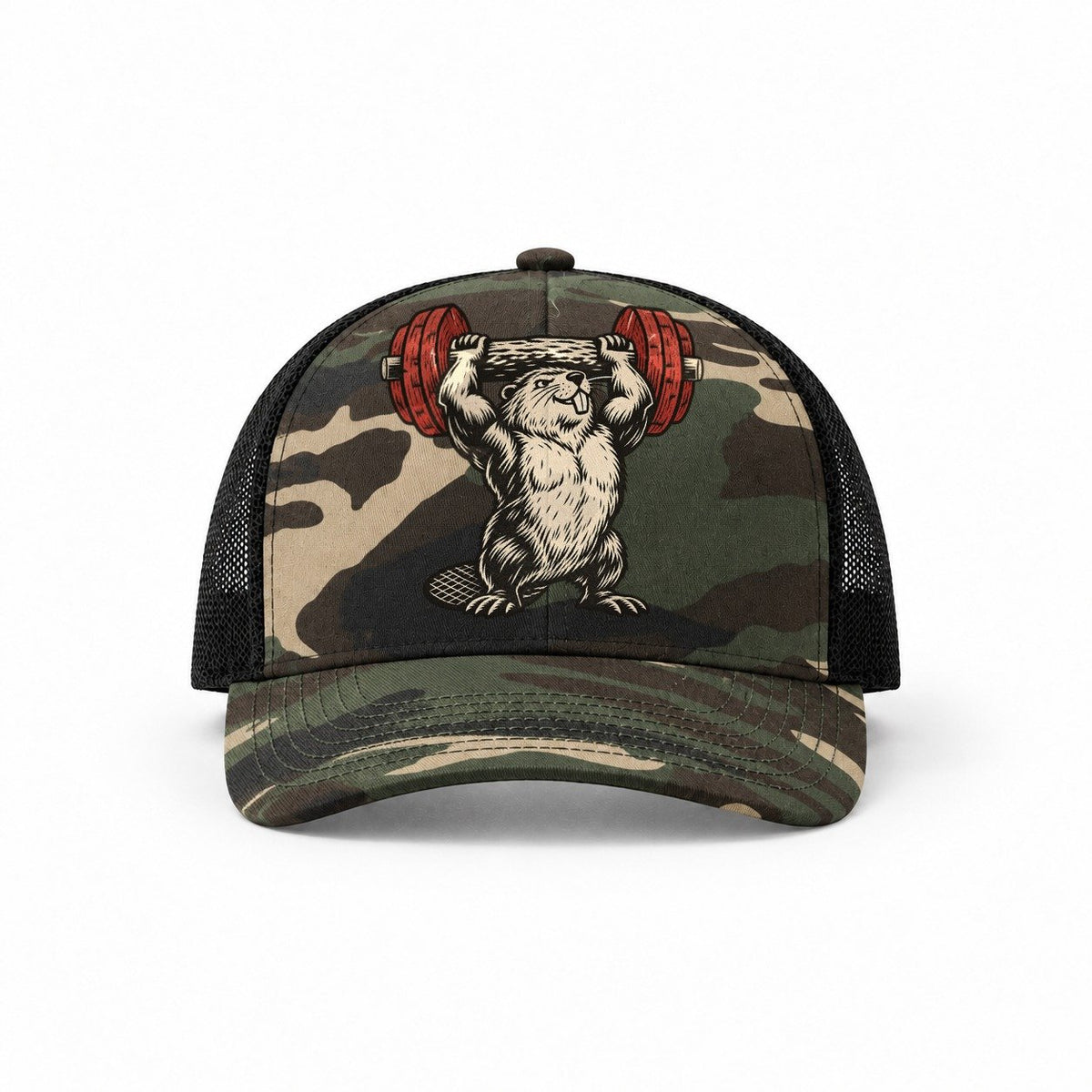 Woodland Camo-Black — front view