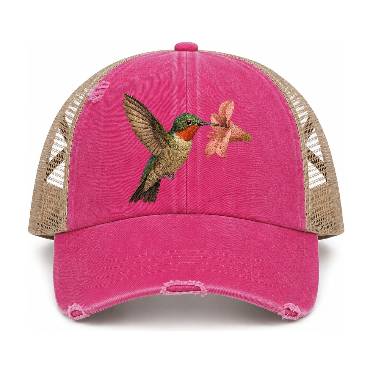 Raspberry-Khaki — front view