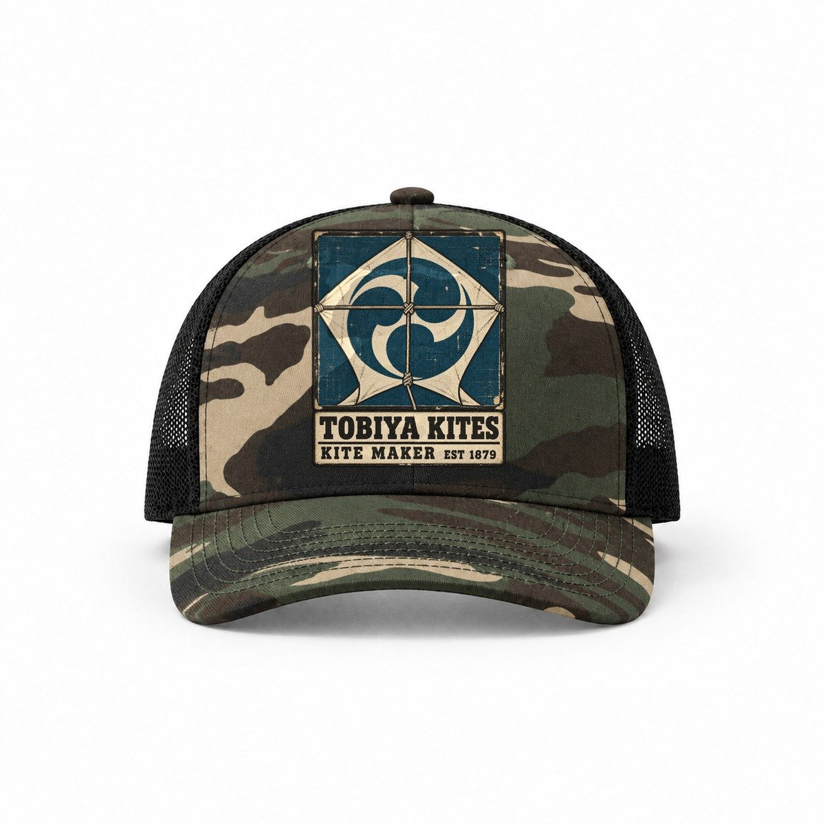 Woodland Camo-Black — front view