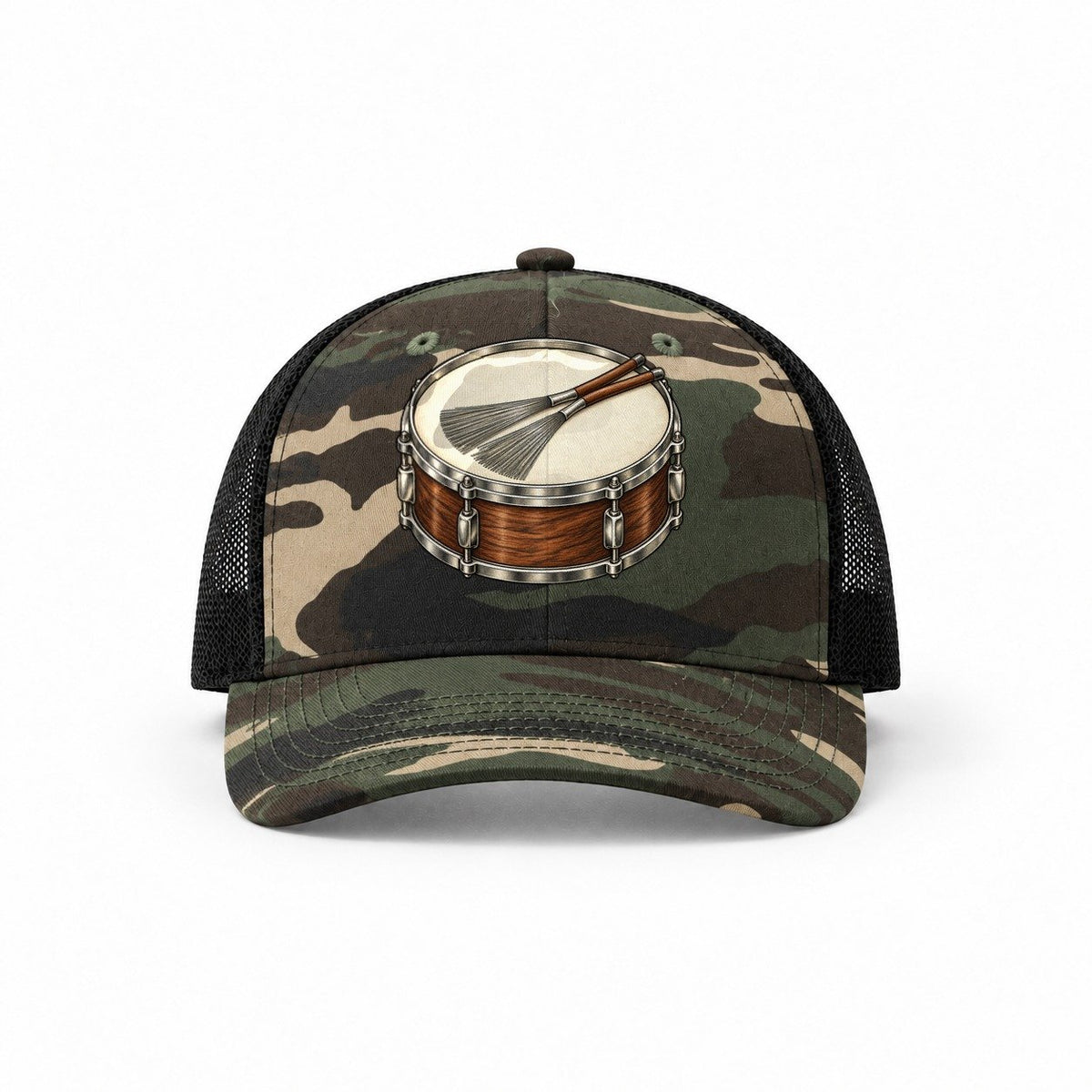 Woodland Camo-Black — front view