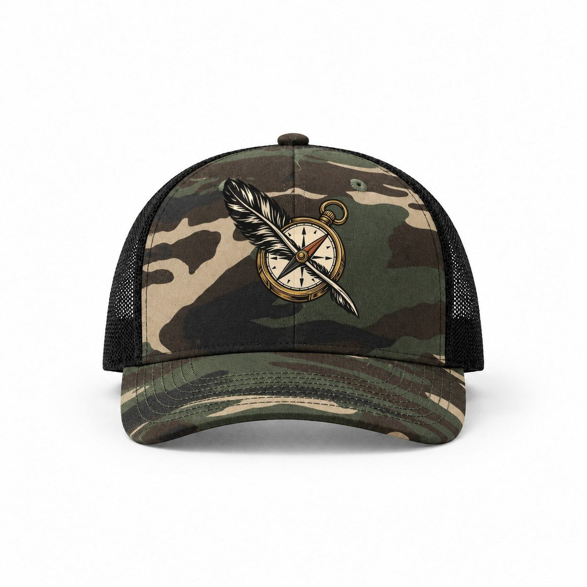 Woodland Camo-Black — front view