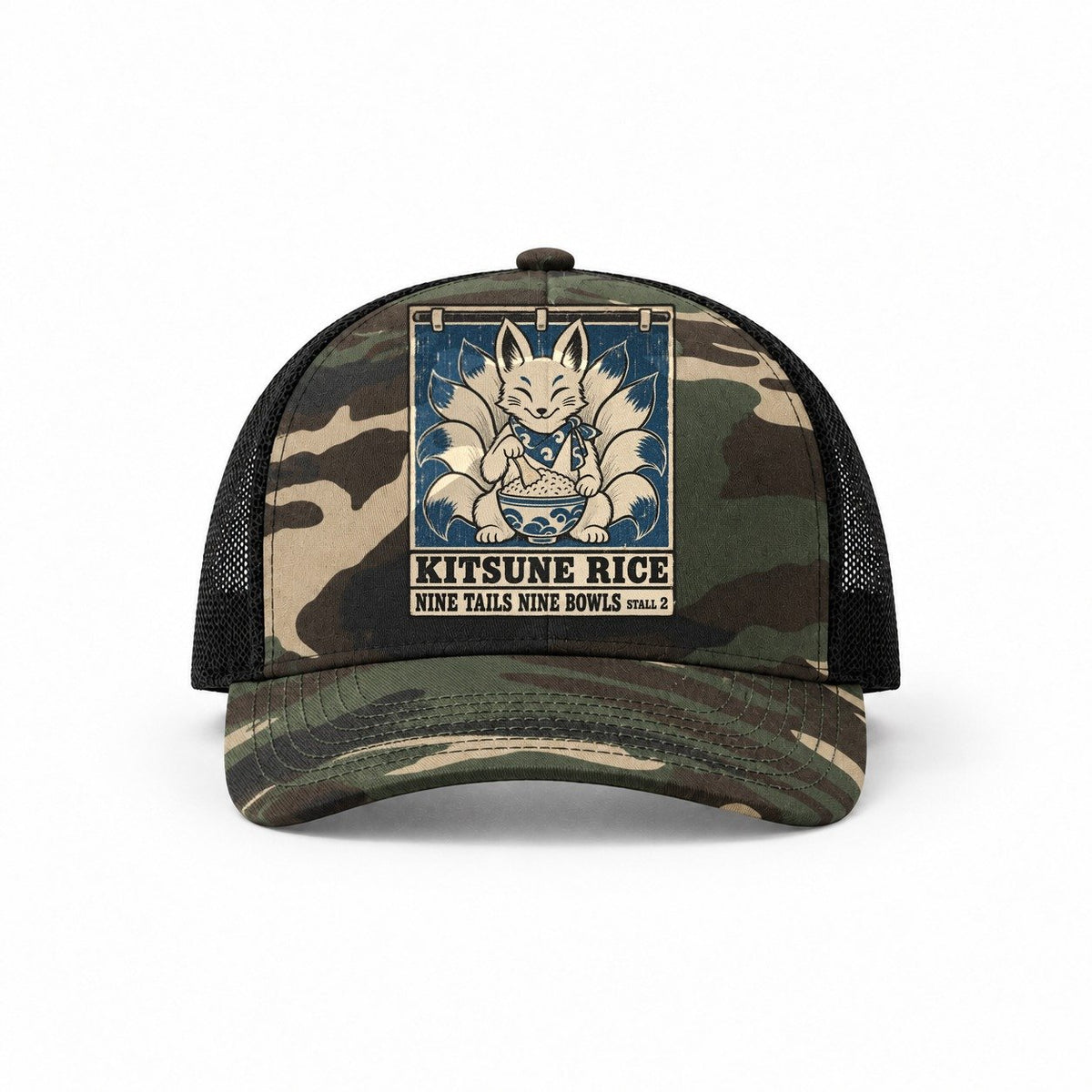 Woodland Camo-Black — front view
