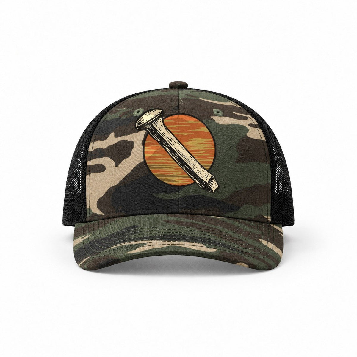 Woodland Camo-Black — front view