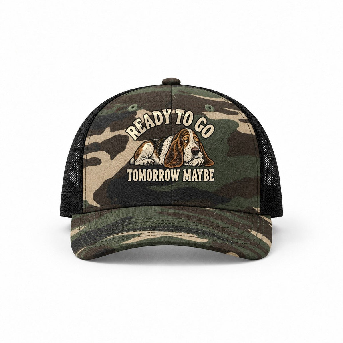 Woodland Camo-Black — front view