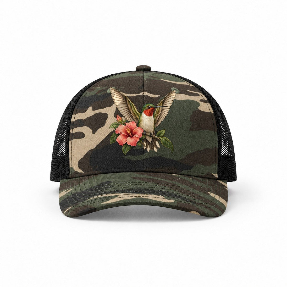 Woodland Camo-Black — front view