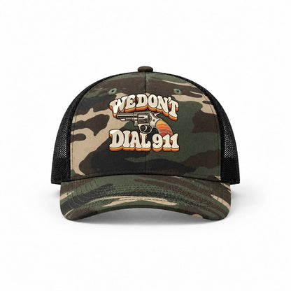 Woodland Camo-Black — front view