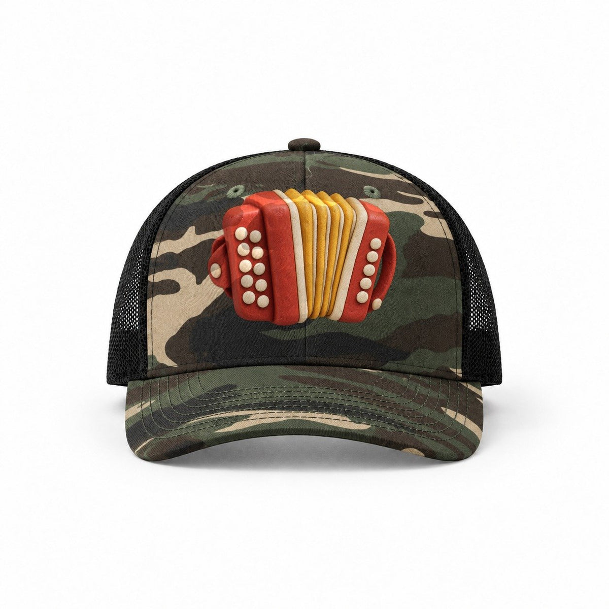 Woodland Camo-Black — front view
