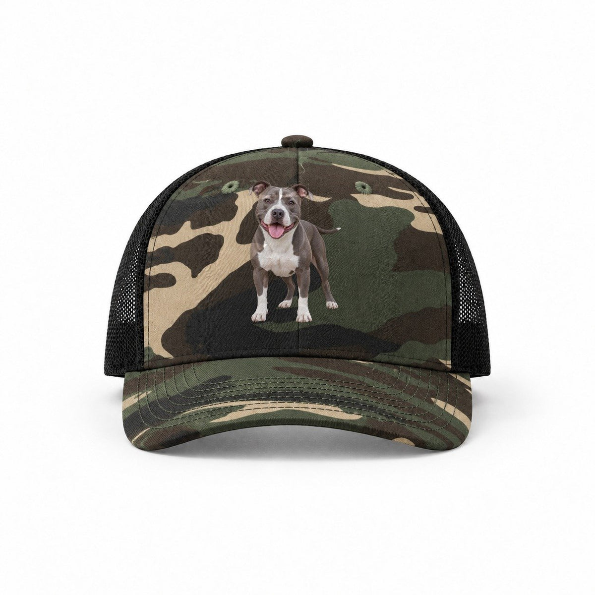 Woodland Camo-Black — front view