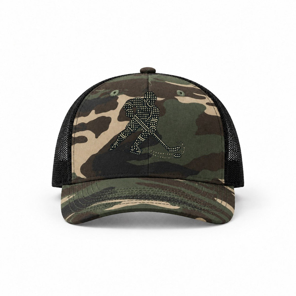 Woodland Camo-Black — front view