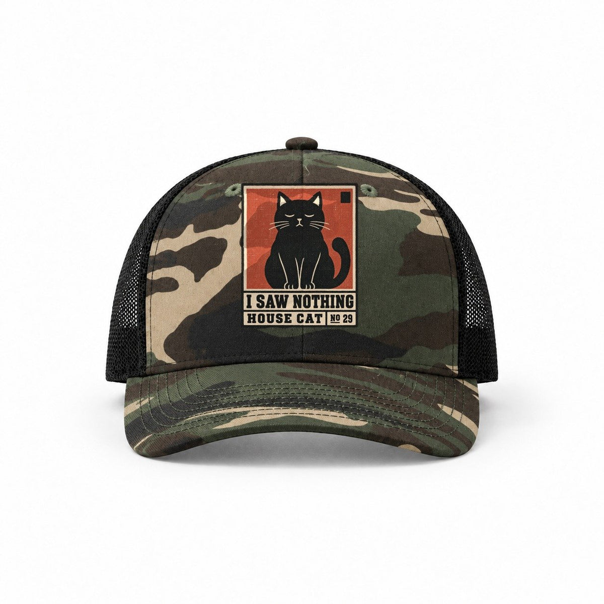 Woodland Camo-Black — front view