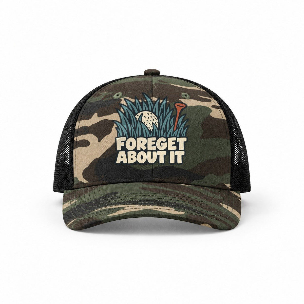 Woodland Camo-Black — front view