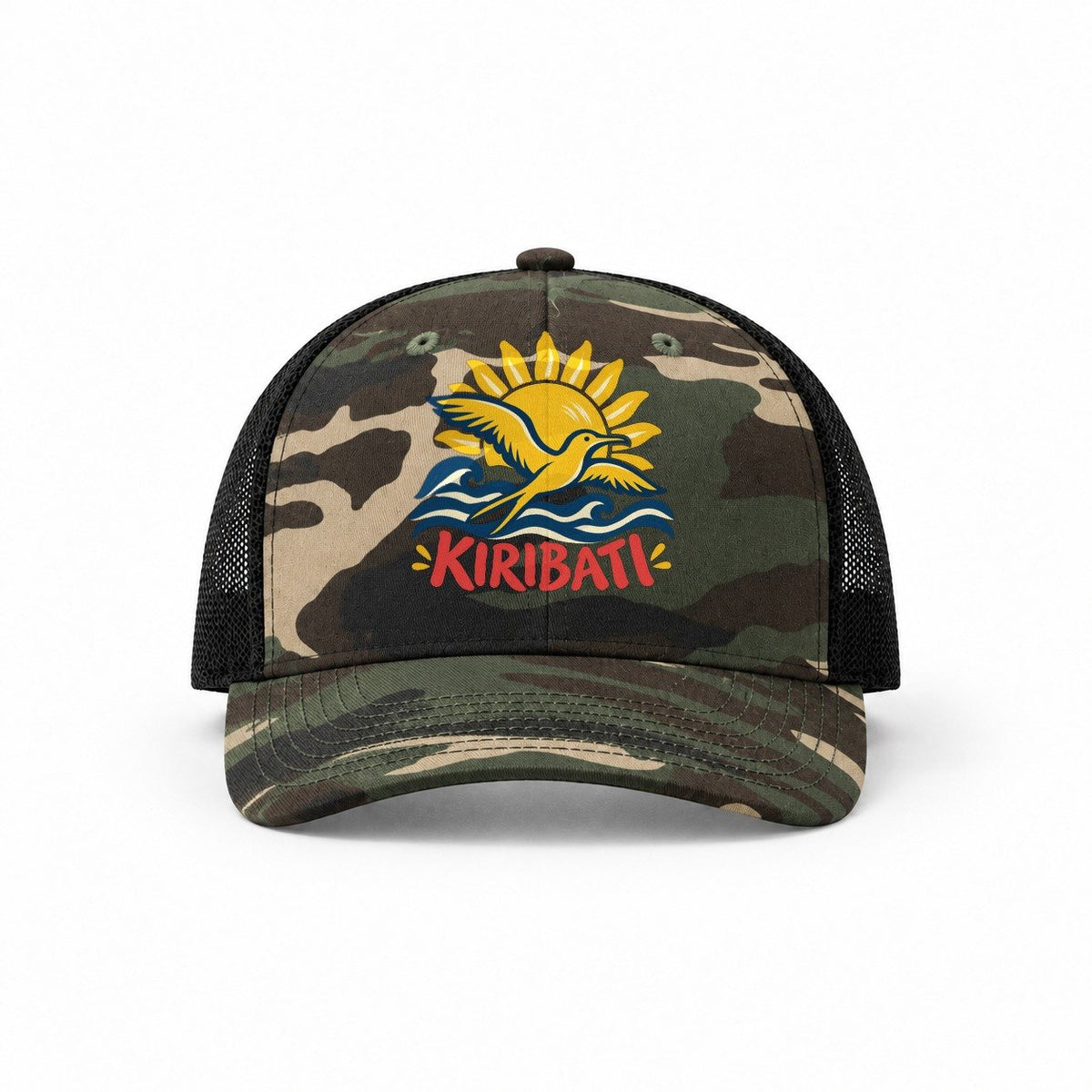 Woodland Camo-Black — front view