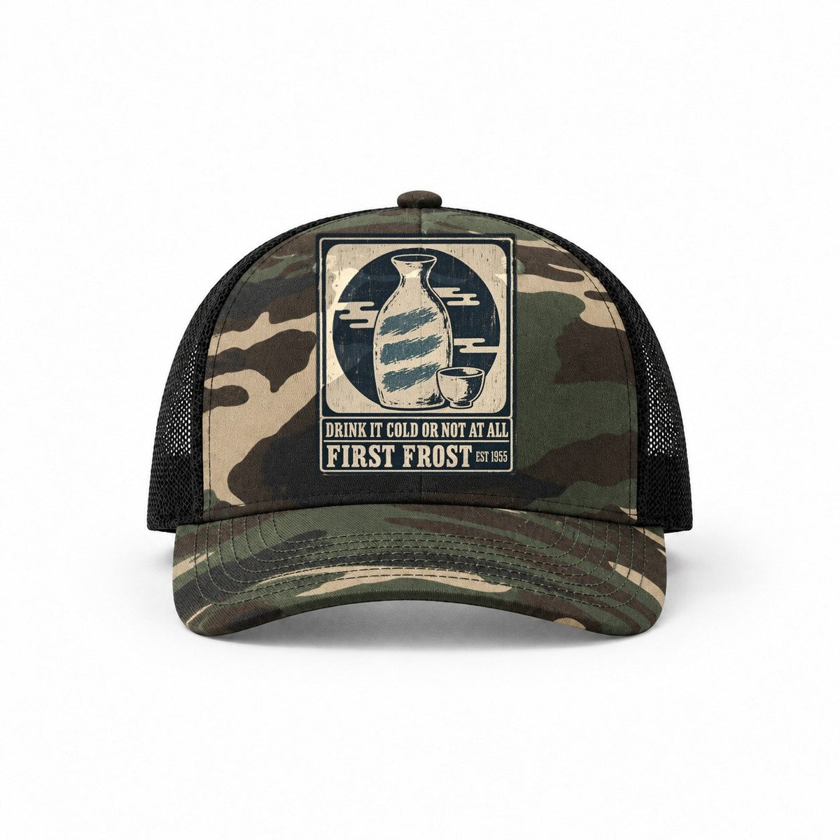 Woodland Camo-Black — front view