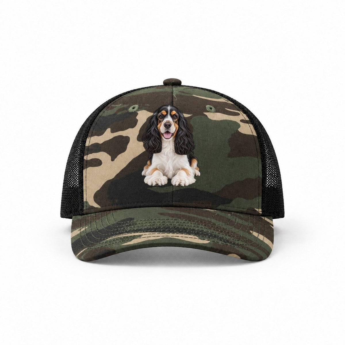 Woodland Camo-Black — front view