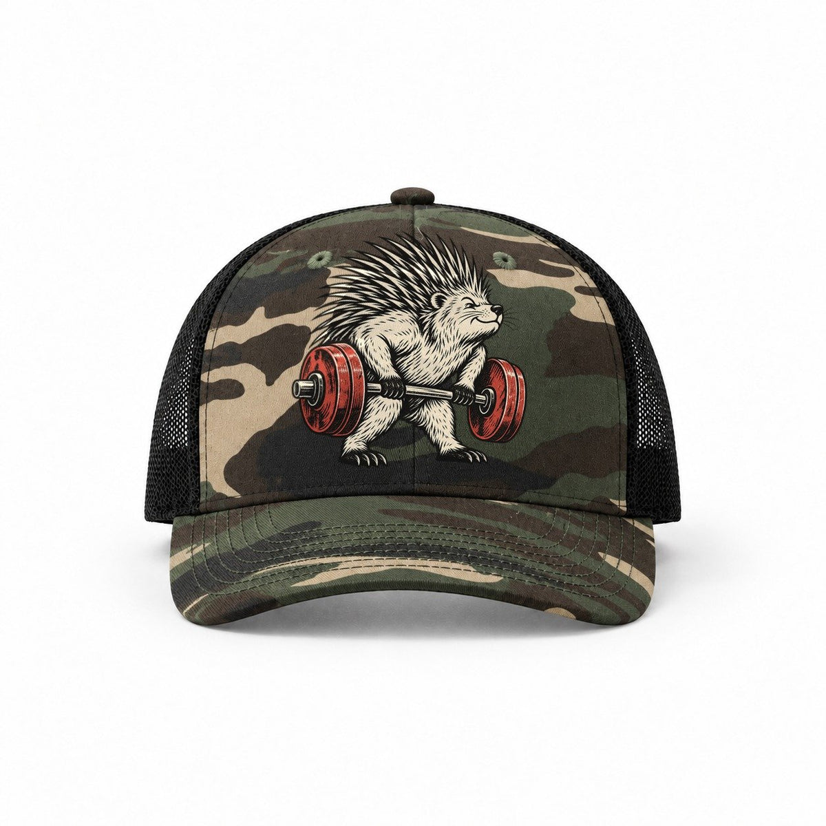 Woodland Camo-Black — front view