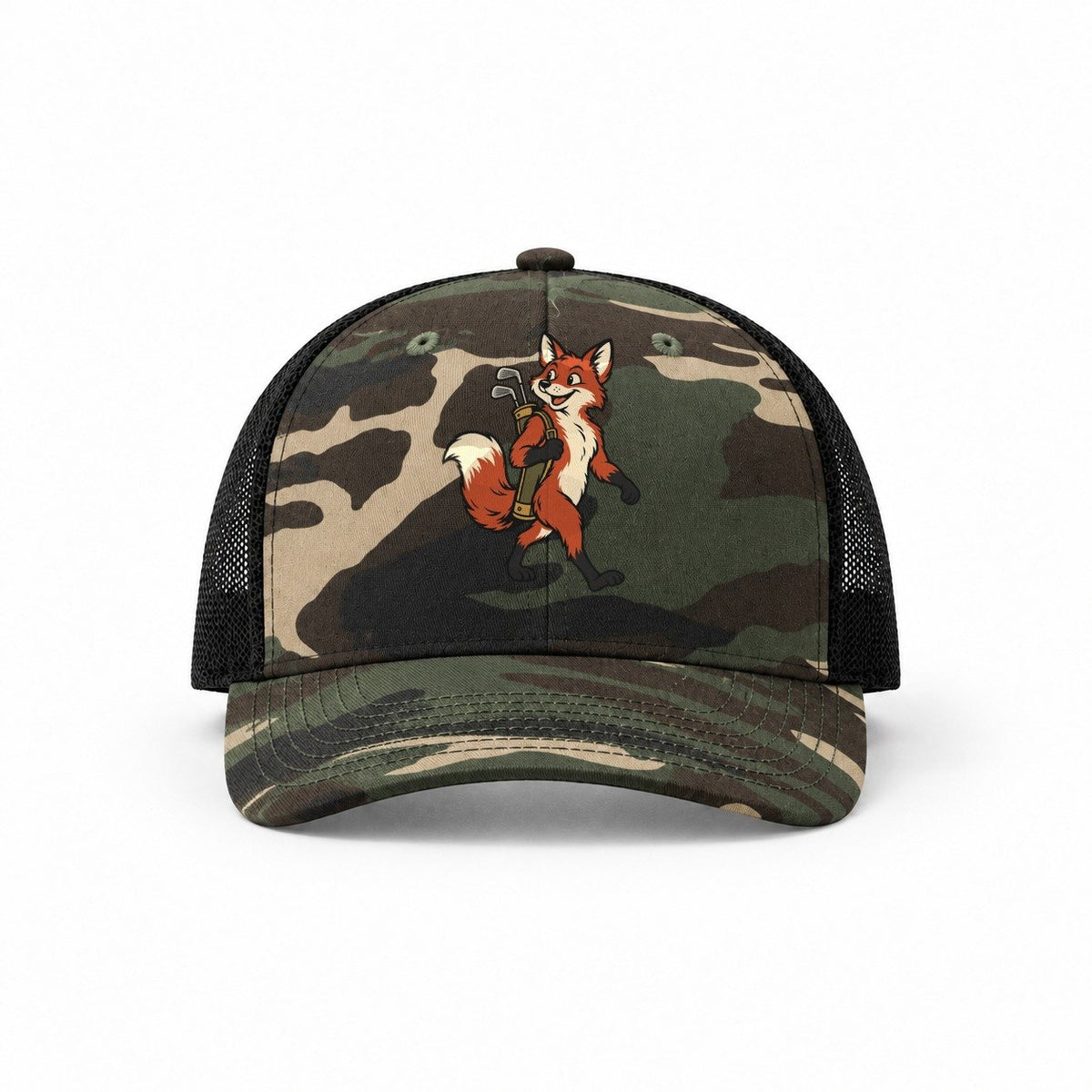Woodland Camo-Black — front view