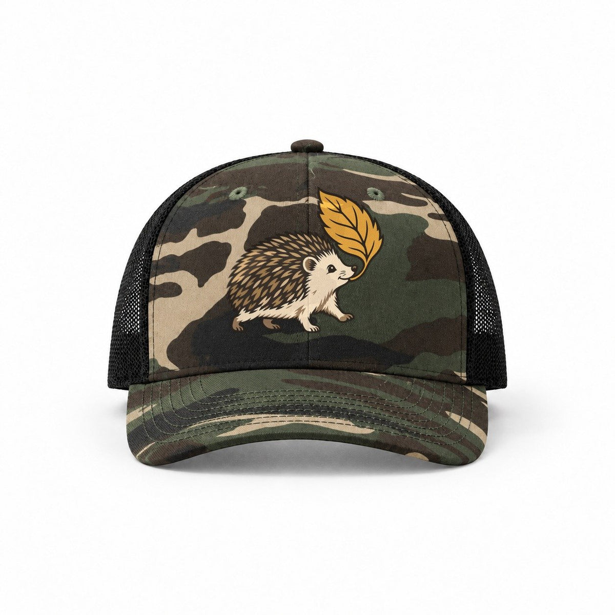 Woodland Camo-Black — front view