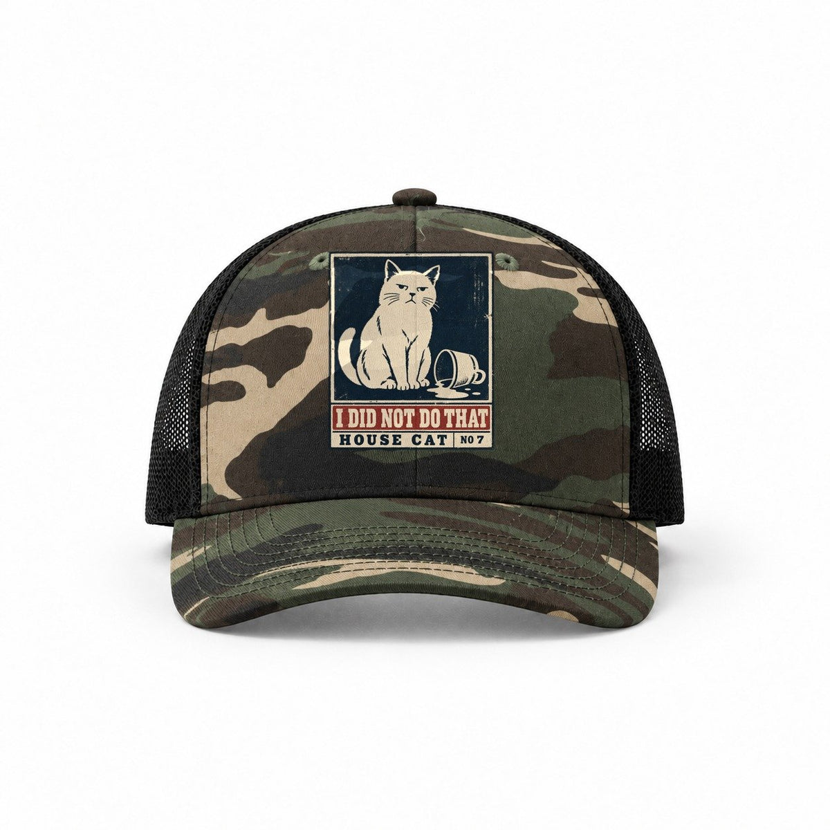 Woodland Camo-Black — front view