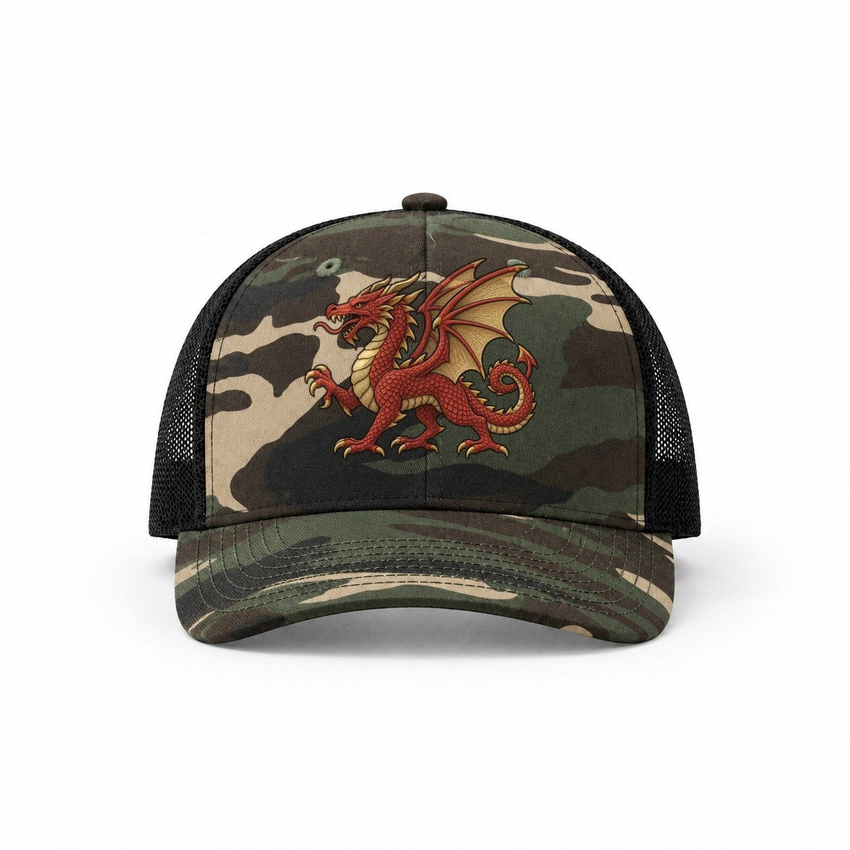 Woodland Camo-Black — front view