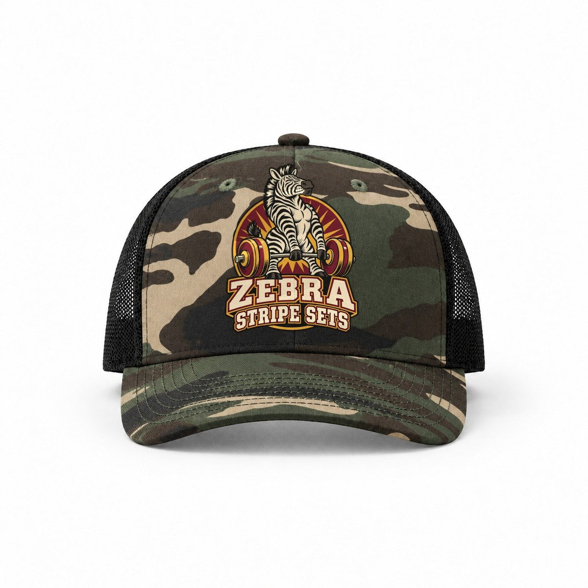 Woodland Camo-Black — front view