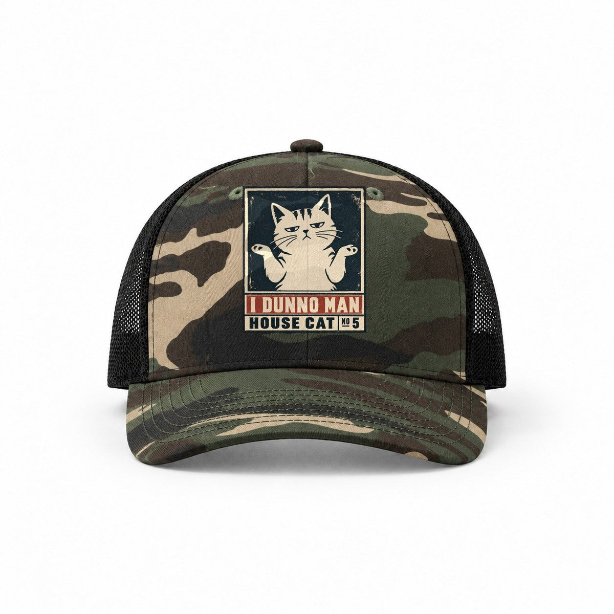 Woodland Camo-Black — front view