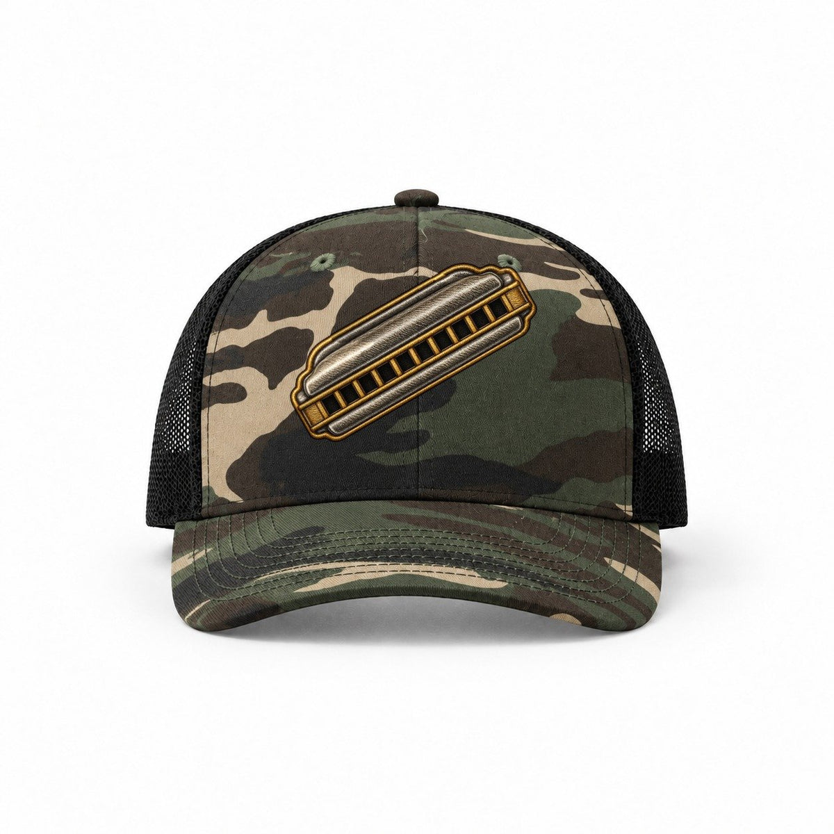 Woodland Camo-Black — front view