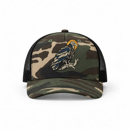 Woodland Camo-Black — front view