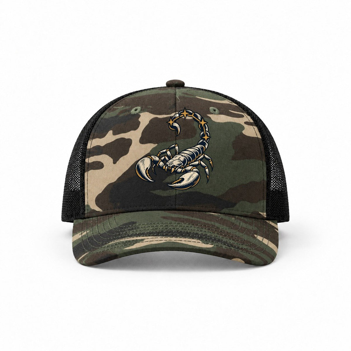 Woodland Camo-Black — front view