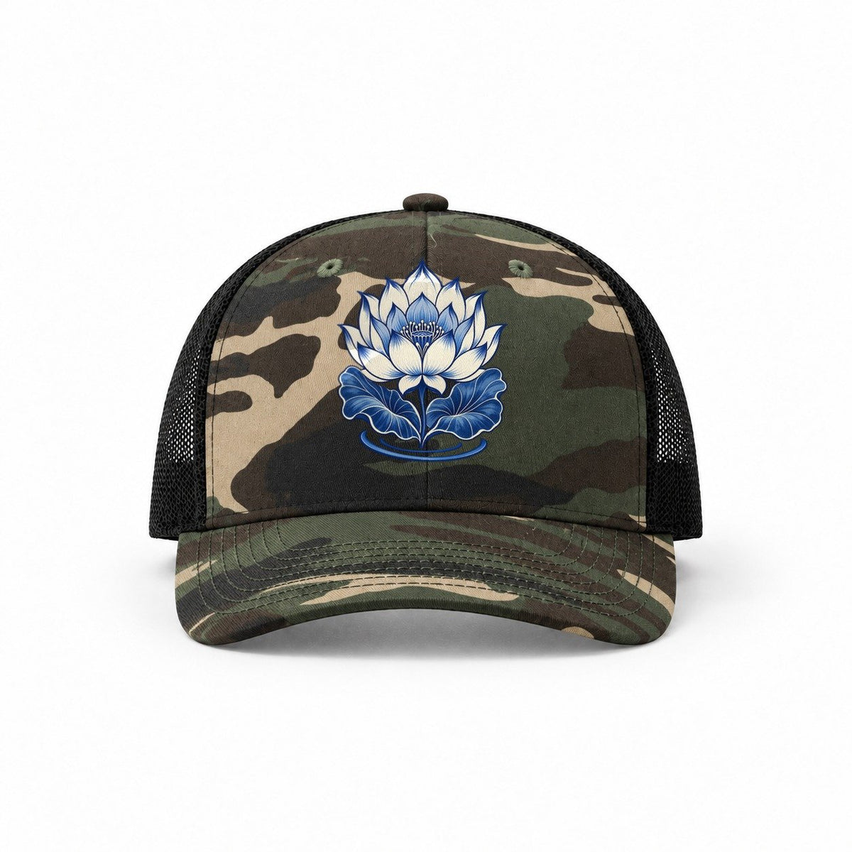 Woodland Camo-Black — front view