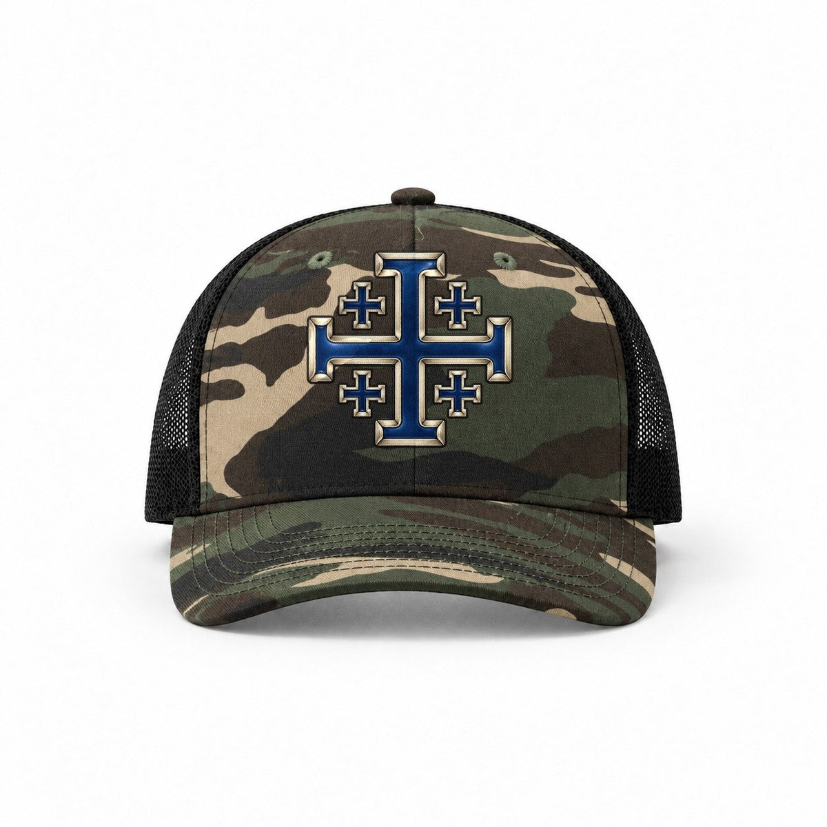 Woodland Camo-Black — front view