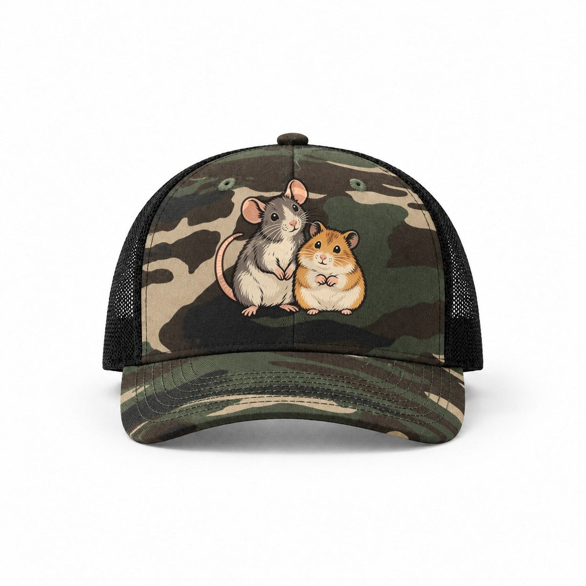 Woodland Camo-Black — front view